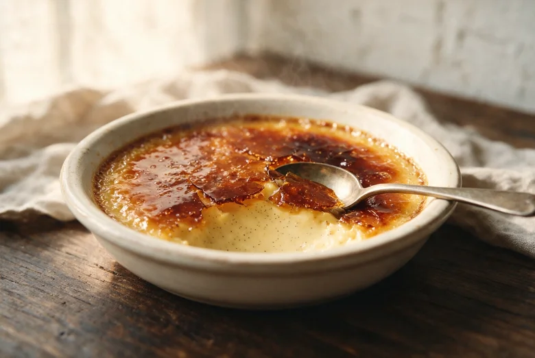 Crème brûlée à la vanille