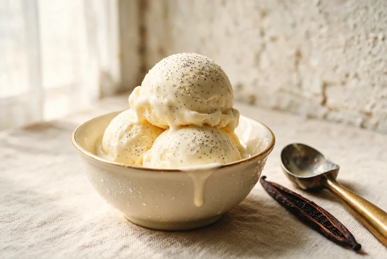 Glace vanille maison