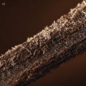 Ces cristaux blancs sur la gousse : givre ou moisissure ?
